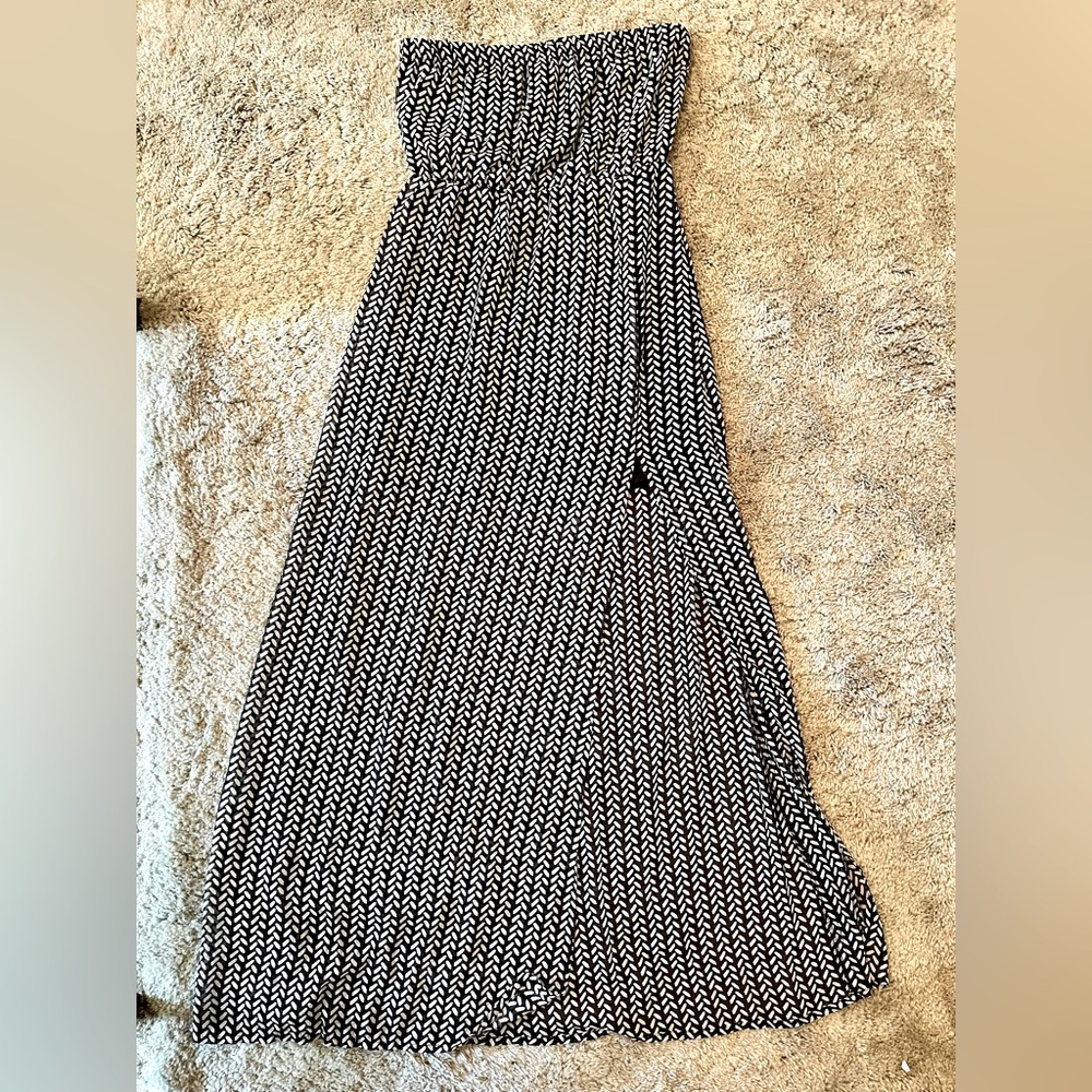 Vintage H&M Divided strapless maxi dress